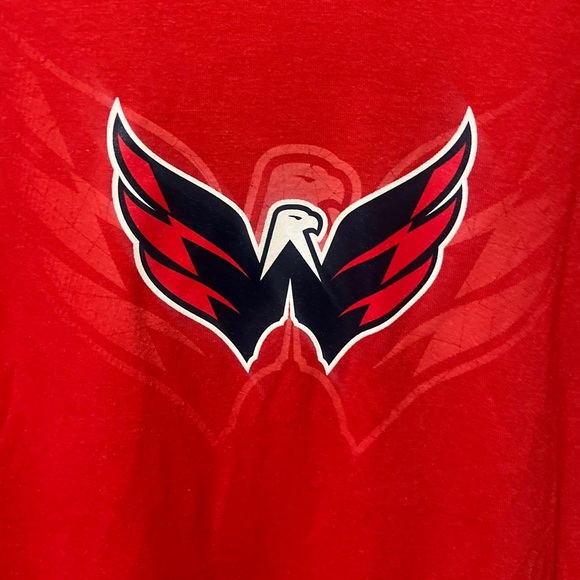 Washington Capitals NHL Apparel Youth Long Sleeve Red T-Shirt - Picture 3 of 6